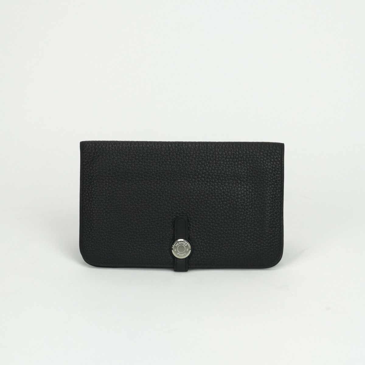 エルメス HERMES ドゴンGM ドゴン GM ドゴンデュオ 財布 長財布 ロングウォレット トゴ ノワール noir ブラック Black 黒 シルバー金具