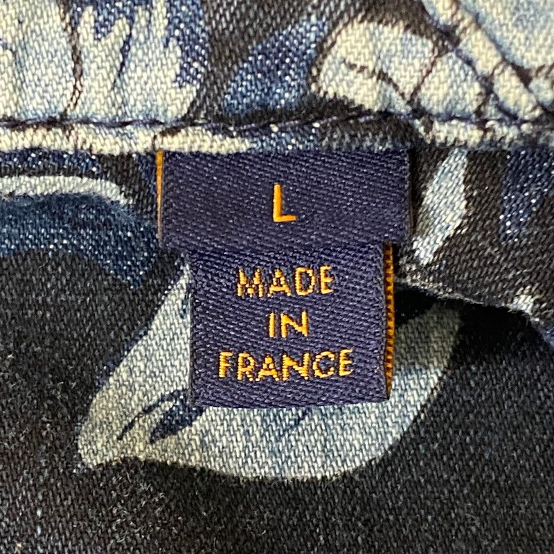 品 LOUIS VUITTON ルイ ヴィトン 18SS FLORAL DENIM S S SHIRT RM181M FGA HES30W フローラル デニム ショートスリーブ シャツ 半袖 トップス 179-251101-yy-04-tei WWW_KARIMZIABAT_FR