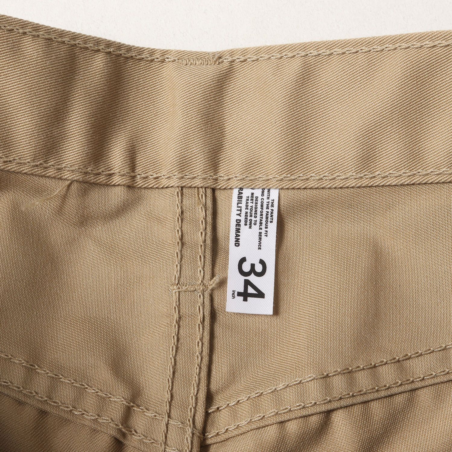 BOUNTY HUNTER バウンティーハンター パンツ ベージュ サイズ:34 | スタッズ付き T/Cツイル 5ポケットパンツ | ボトムス ズボン【メンズ】【中古】【K4621】 BOUNTY HUNTER バウンティーハンター パンツ ベージュ サイズ:34