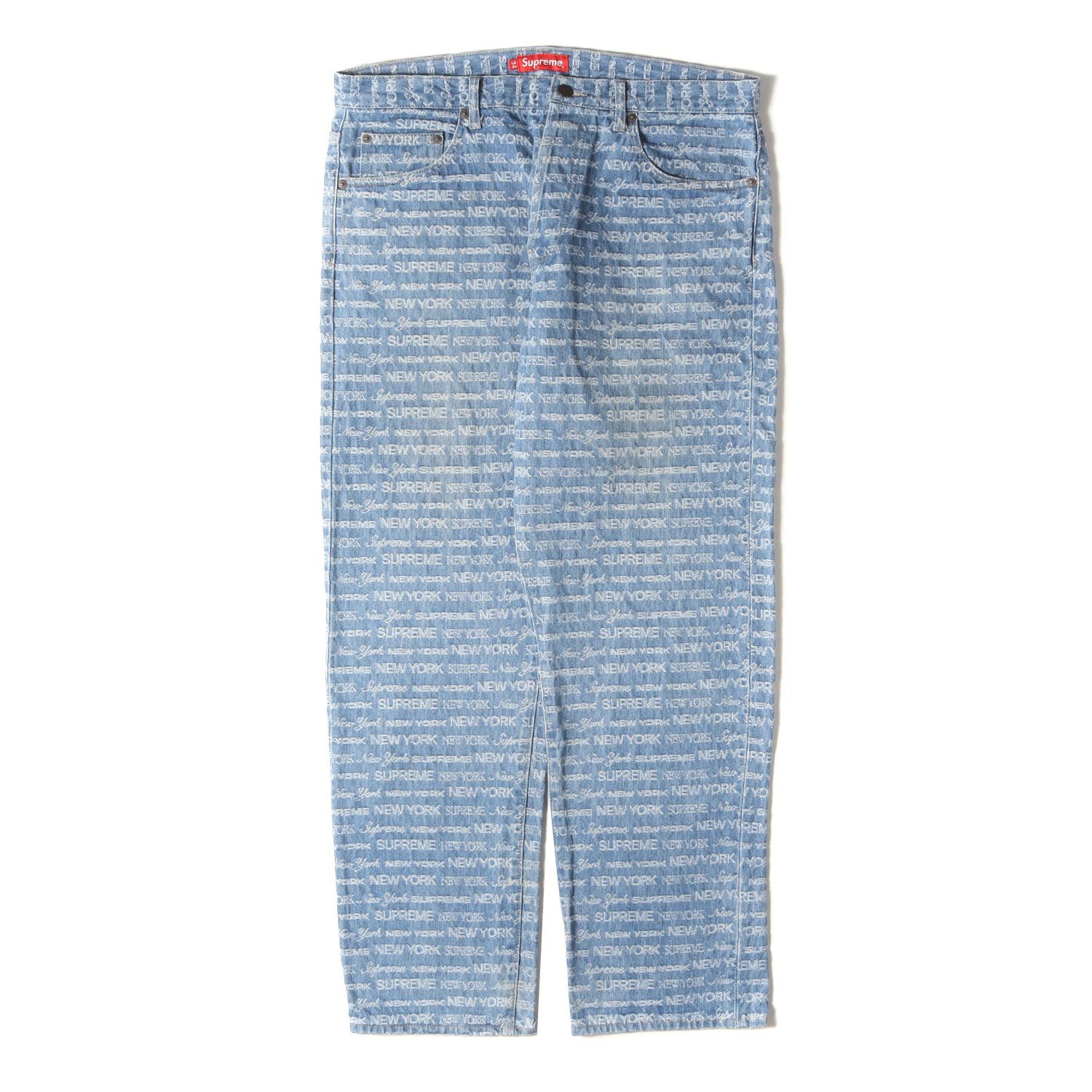パンツ Supreme Regular Jean 34 Supreme シュプリーム パンツ ブルー サイズ:34 | 22AW ジャカードロゴ
