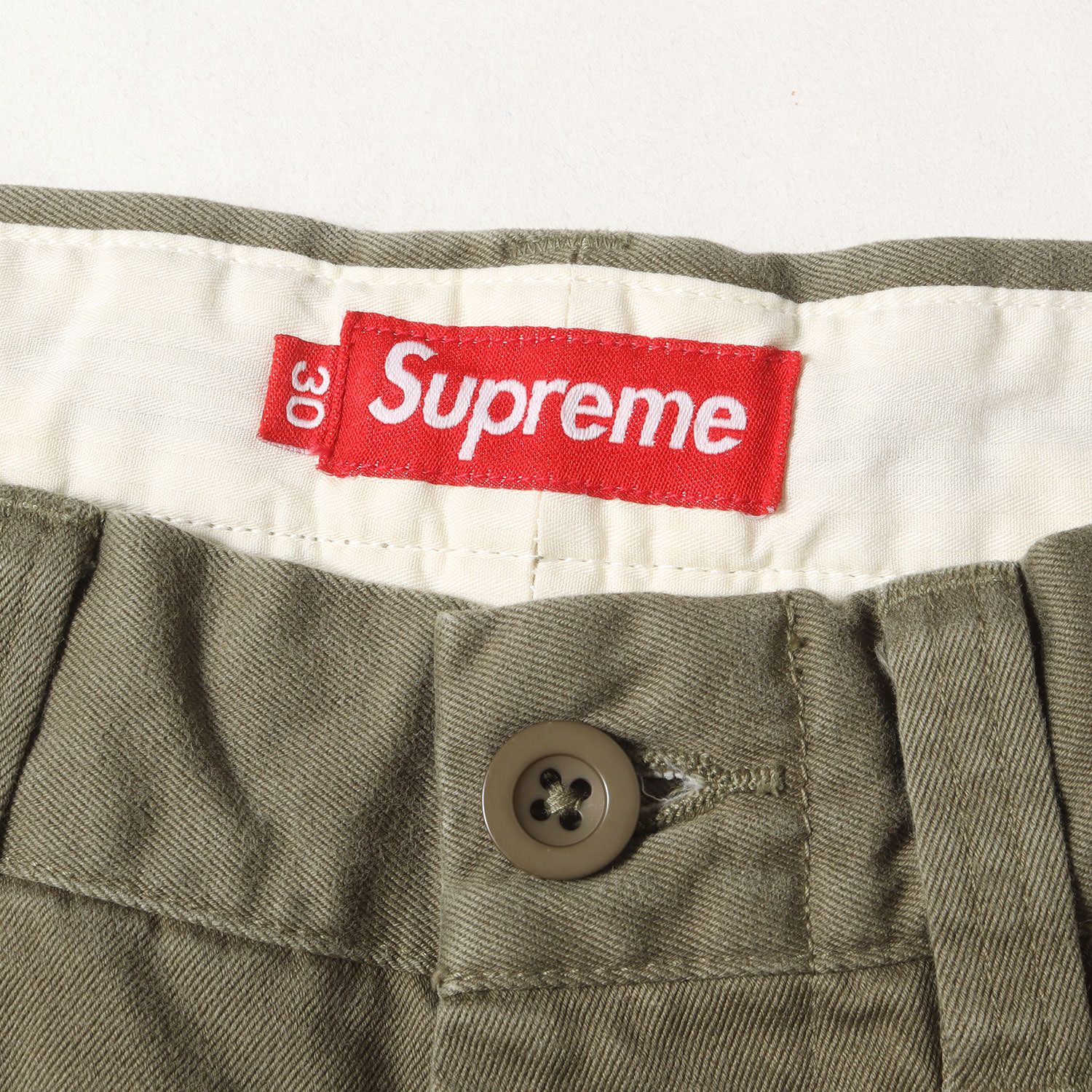 美品】Supreme シュプリーム パンツ オリーブ サイズ:30 | 23AW