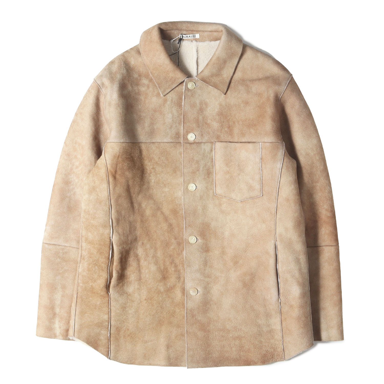 AURALEE リネンブルゾン　ベージュ サイズ4 新品】AURALEE オーラリー ブルゾン ベージュ サイズ:4 | 25AW