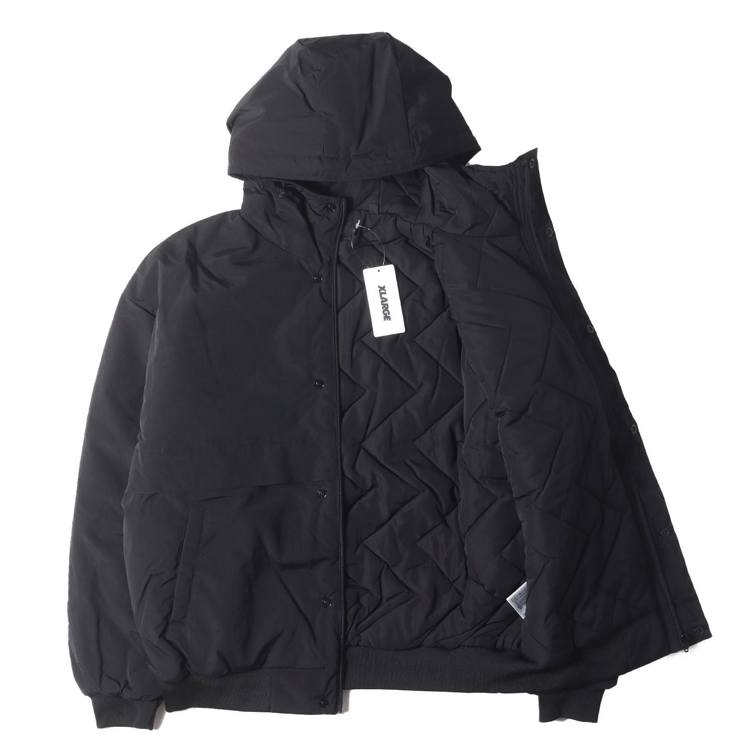 新品】X-LARGE エクストララージ ジャケット ブラック 黒 サイズ:M