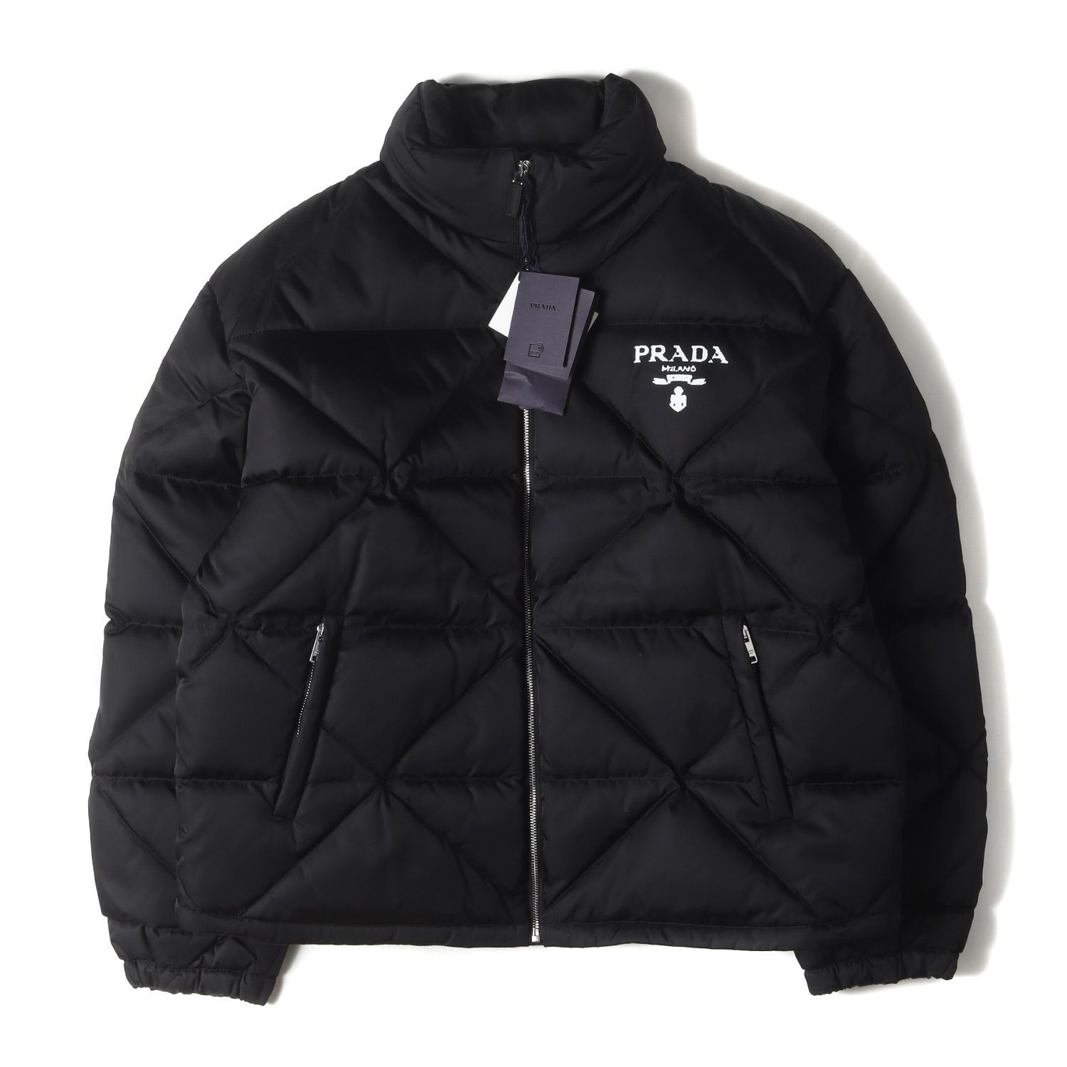 PRADA ジップアップジャケット トライアングルパッチ ジップアップ 
