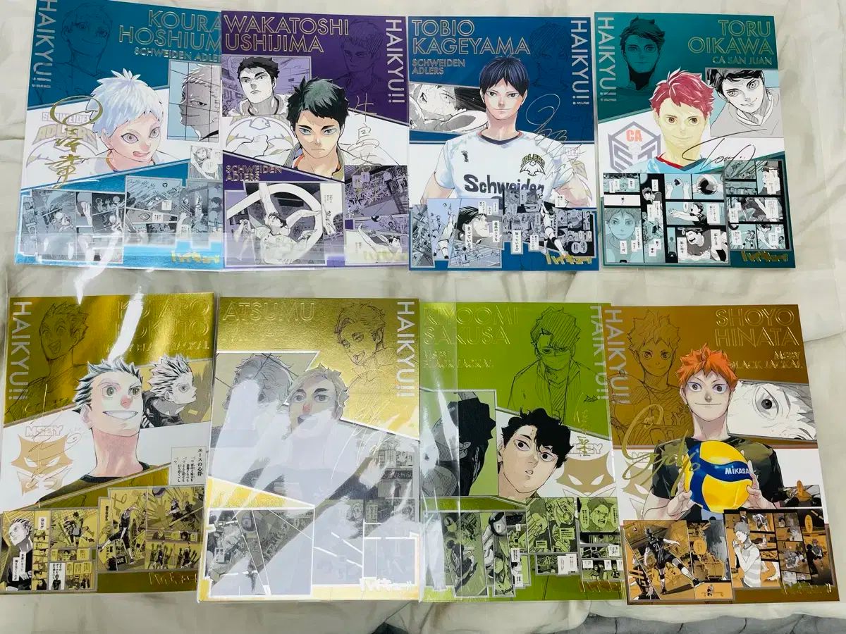 ハイキュー原画展 金箔はがき 全種 まとめ