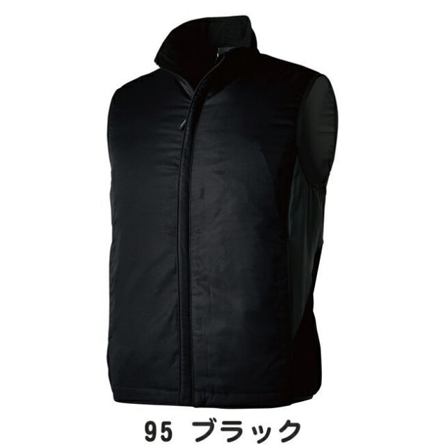 種類19：25 チャコールグレー/5L(+1100円) TSDESIGN 藤和 防風ストレッチライトウォームベスト 6628