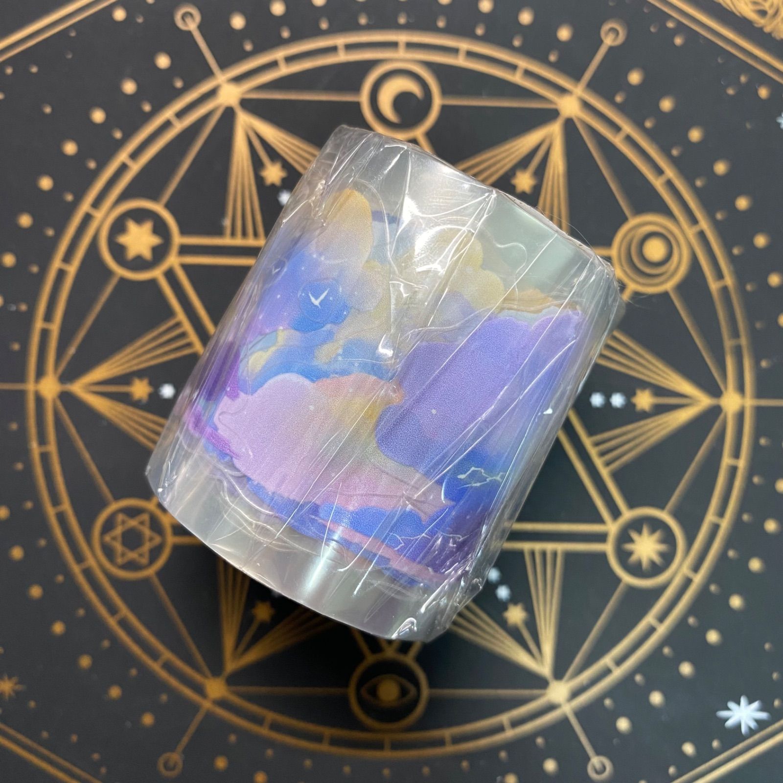 8837】海外 マステ 5m巻売り PETマスキングテープ カッティング 雲