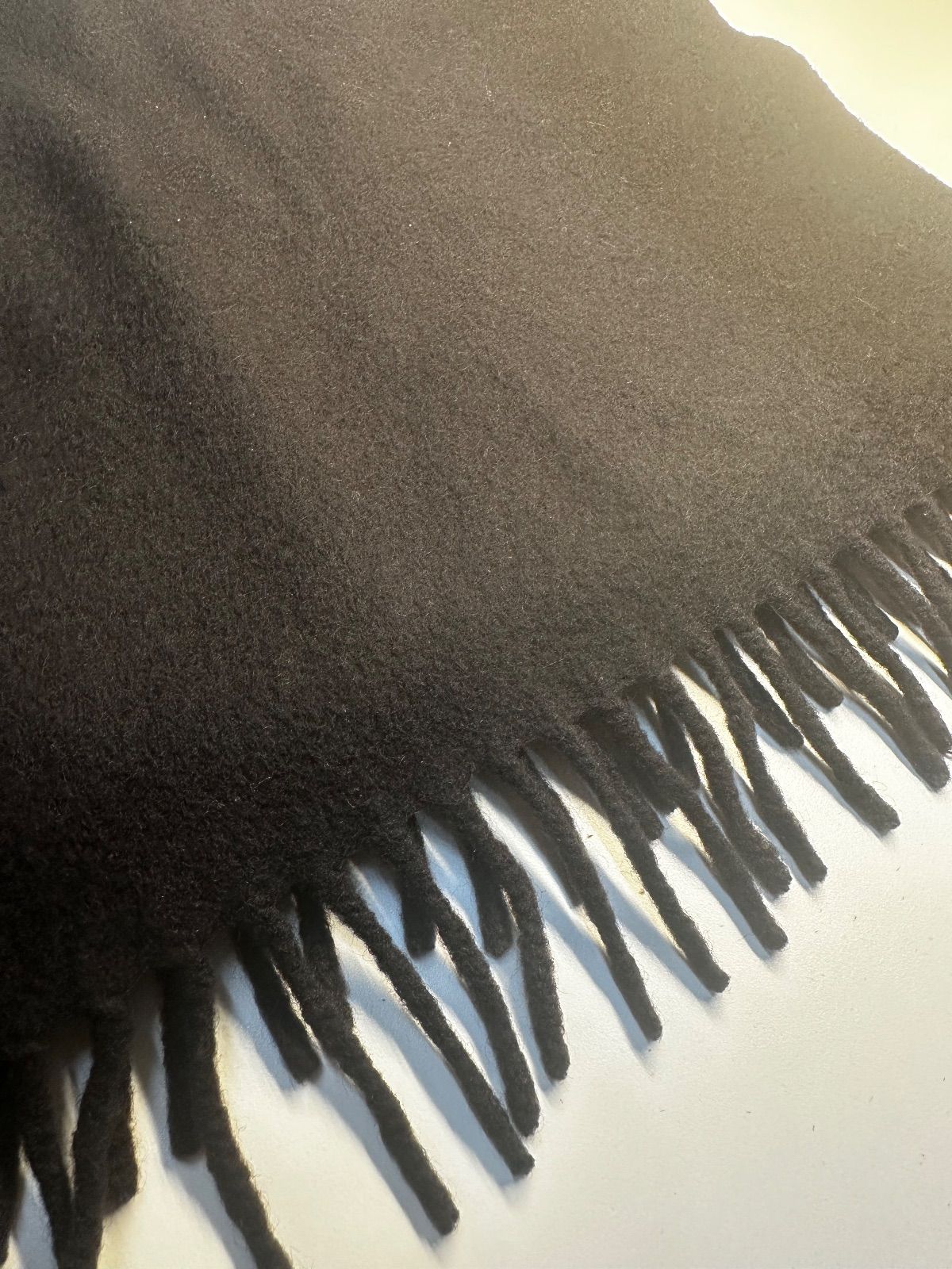 ダークブラウン マフラー