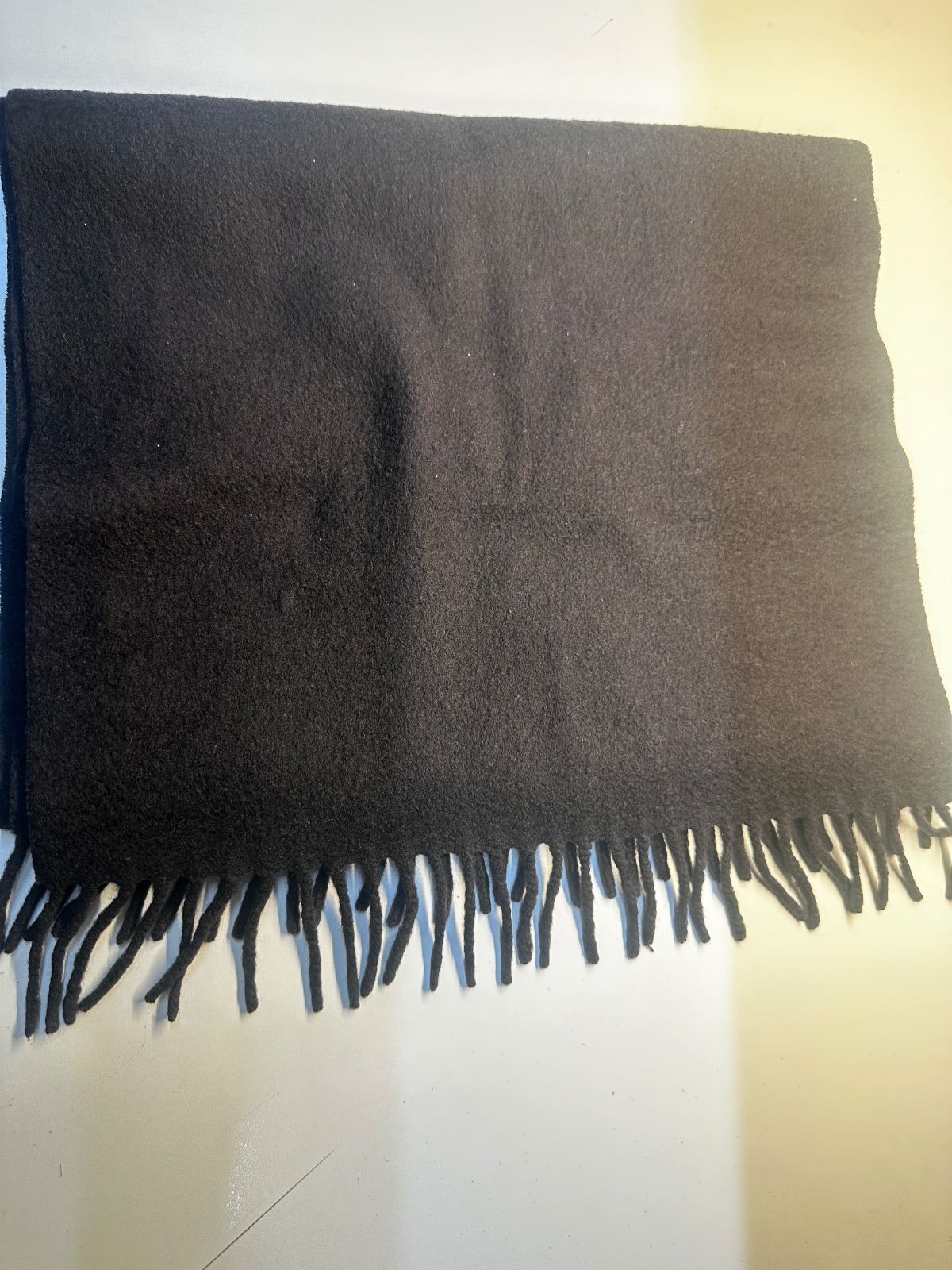  プラダ PRADA カシミヤ ダークブラウン マフラー マフラー 小物