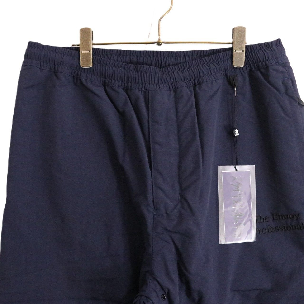 The Ennoy Professional ザエンノイプロフェッショナル L メンズ 中綿 ナイロンパンツ 23 AW NYLON PADDED PANTS 紺 古着