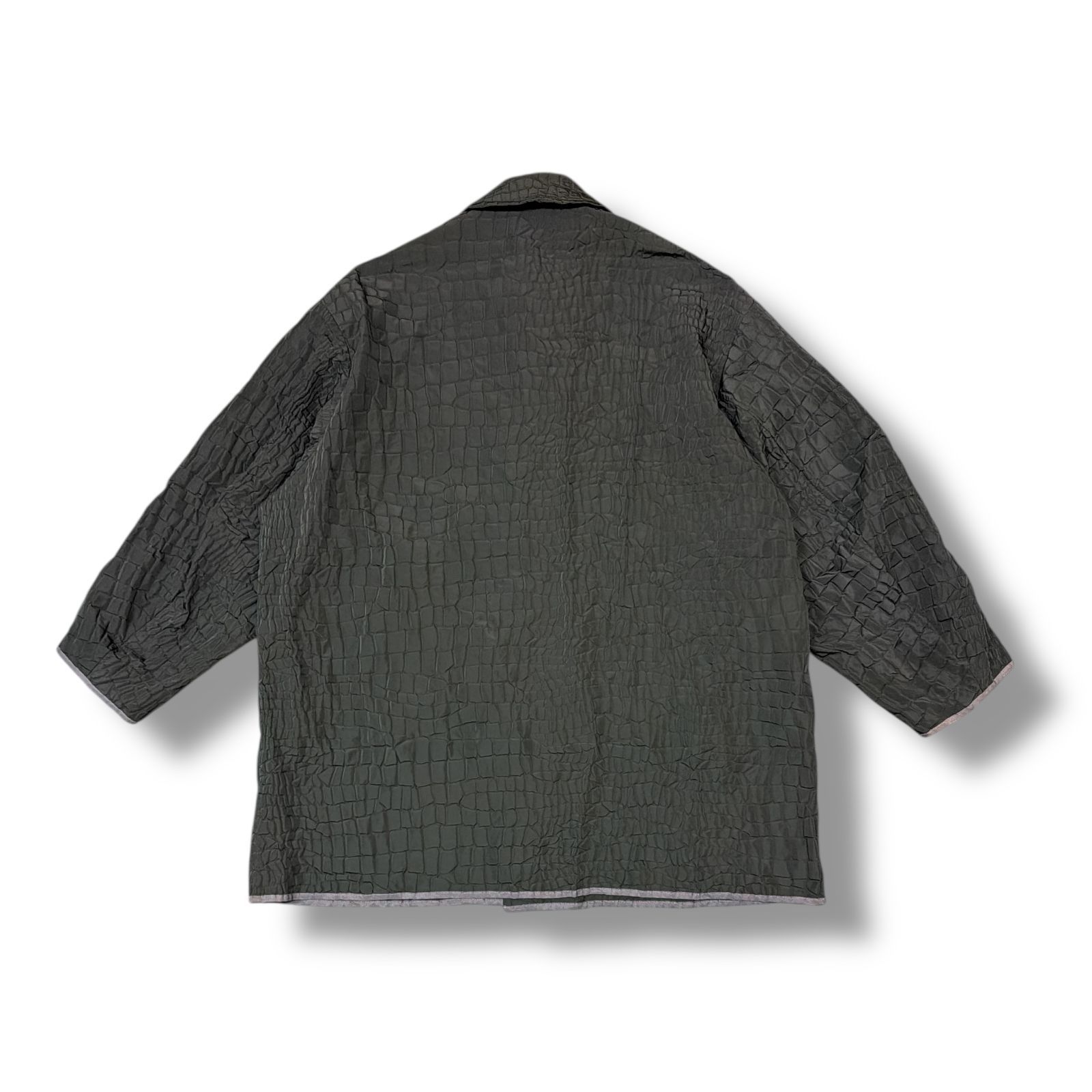 参考上代122100円 kolor 20SS クロコダイルクロス ステンカラーコート