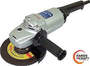 富士製砥 HGC-802 高周波 アングルグラインダ 低速 高トルク重研削型 200V 180ｍｍ 箱塗りつぶし有