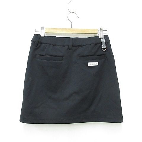 ブリーフィング BRIEFING ゴルフ スポーツウエア スカート ロゴ ジャージ ストレッチ 黒 ブラック S