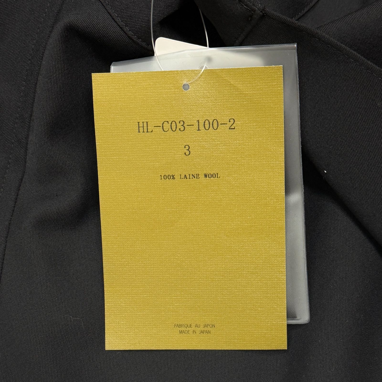 参考上代194700円 未使用品 Yohji Yamamoto POUR HOMME 25AW WOOL 