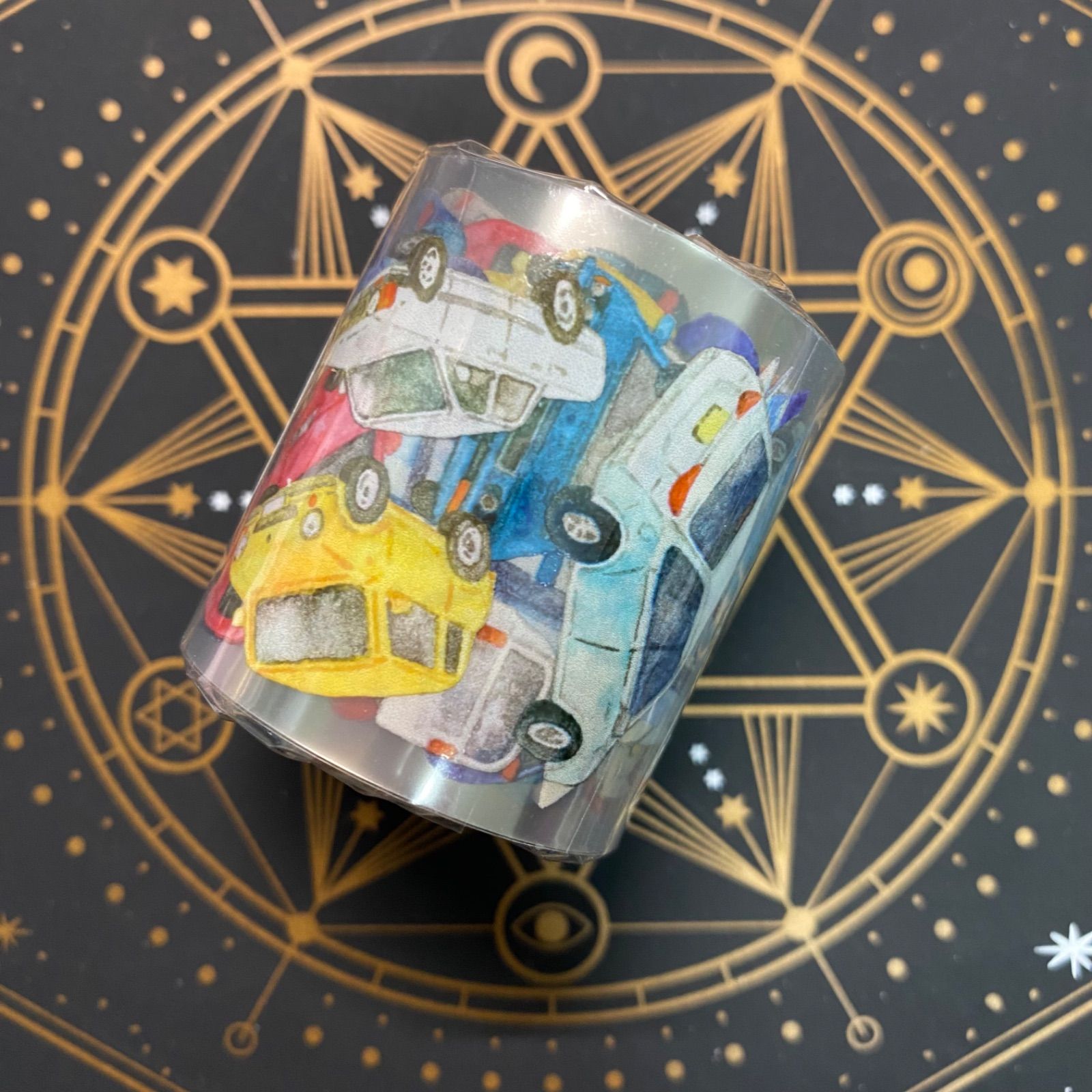 8839】海外 マステ 5m巻売り PETマスキングテープ 交通 車 - メルカリ