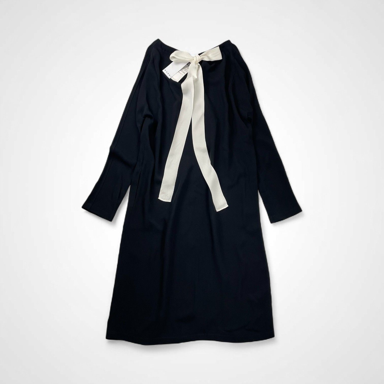 MARNI マルニ / バックリボン フロントギャザーワンピース 未使用品