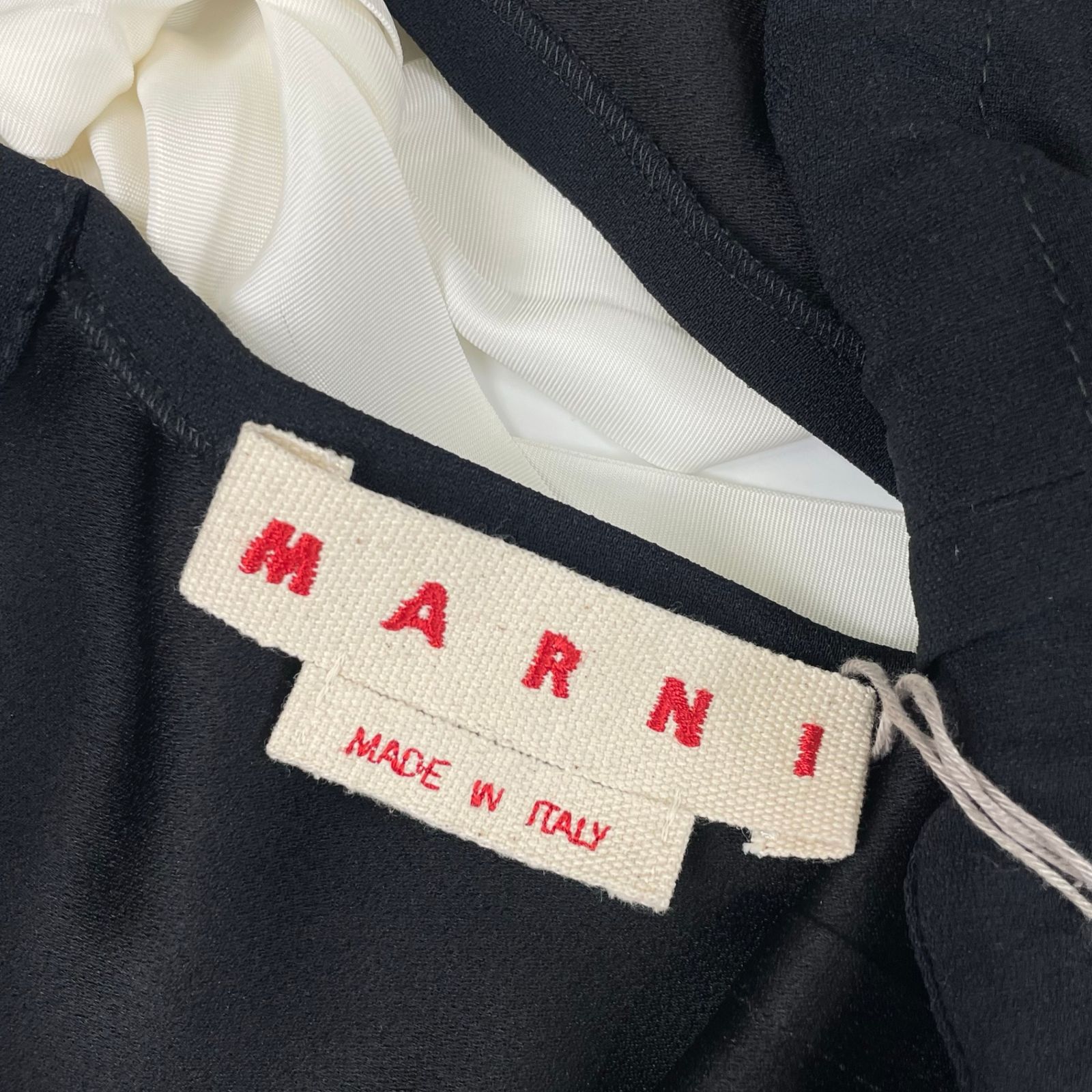 MARNI マルニ / バックリボン フロントギャザーワンピース 未使用品 