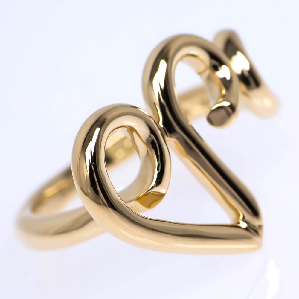 名東】ティファニー アリエスゾディアック リング サイズ8号 750YG K18