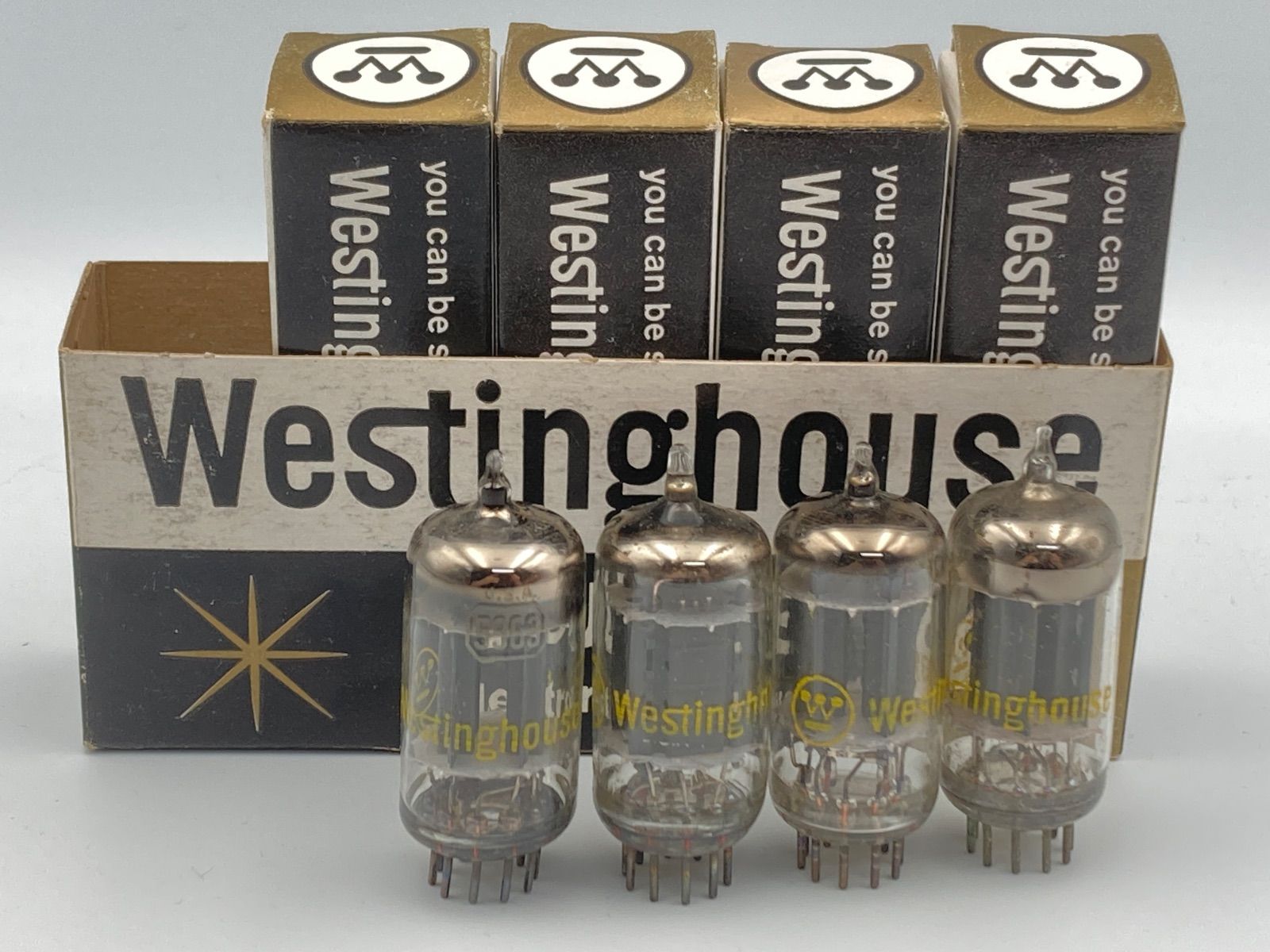◇ Westinghouse USA 5963 12AU7 真空管 4本 - メルカリ
