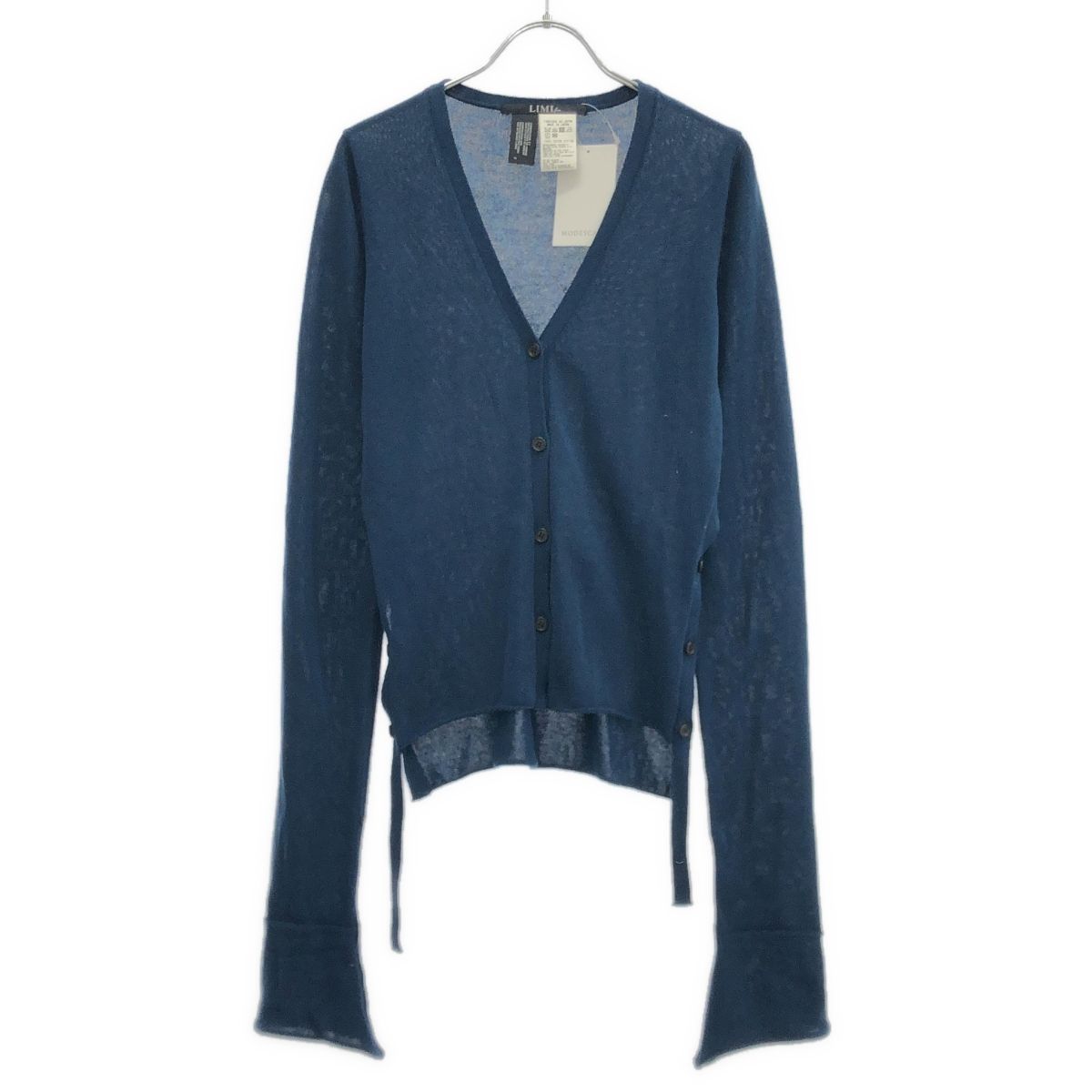 LIMI feu リミフゥ 22SS サイドボタンコットンニットカーディガン LG-K02-060 ネイビー系 2
