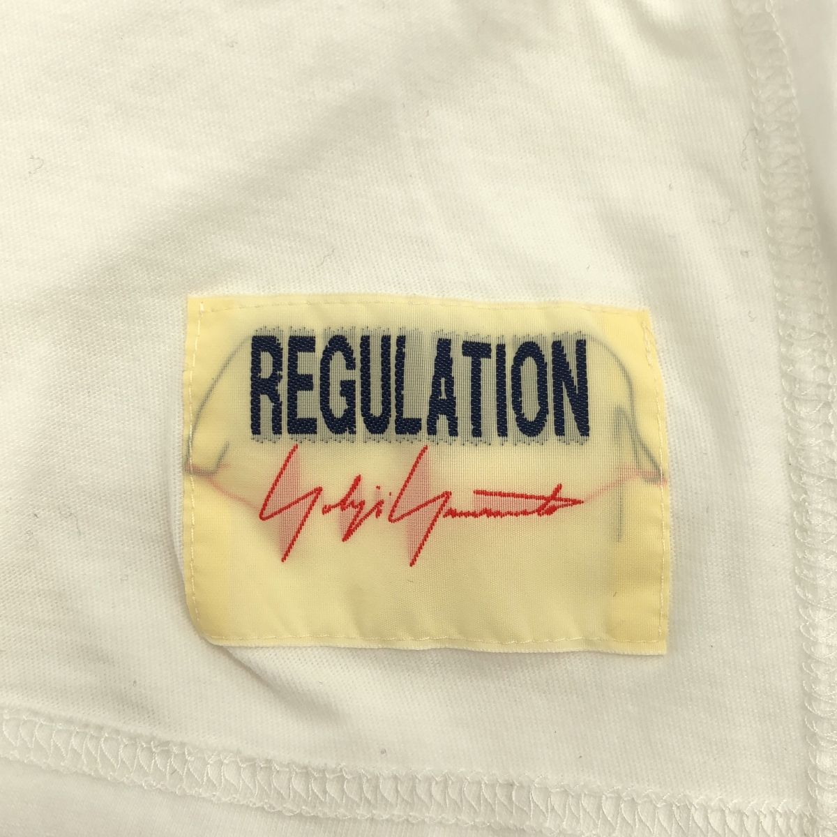 REGULATION Yohji Yamamoto レギュレーション ヨウジヤマモト 23SS オーバーサイズロングTシャツワンピース FI-T58-015 ホワイト 2 REGULATION Yohji Yamamoto レギュレーション ヨウジヤマモト 23SS