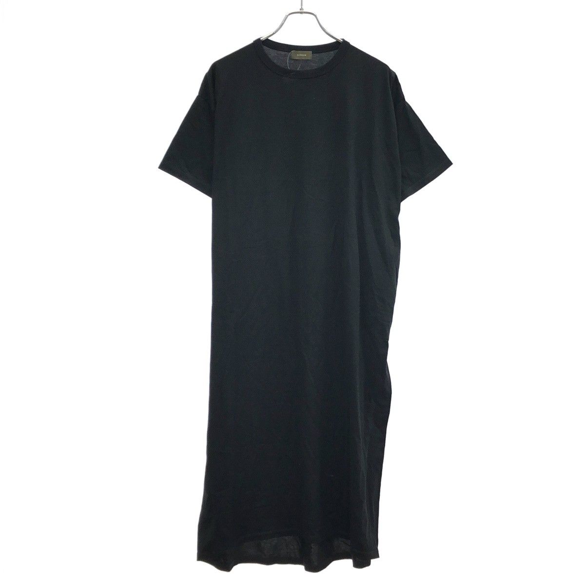 WIRROW ウィロウ T-shirt dress Tシャツワンピース 31096-121 ブラック 1