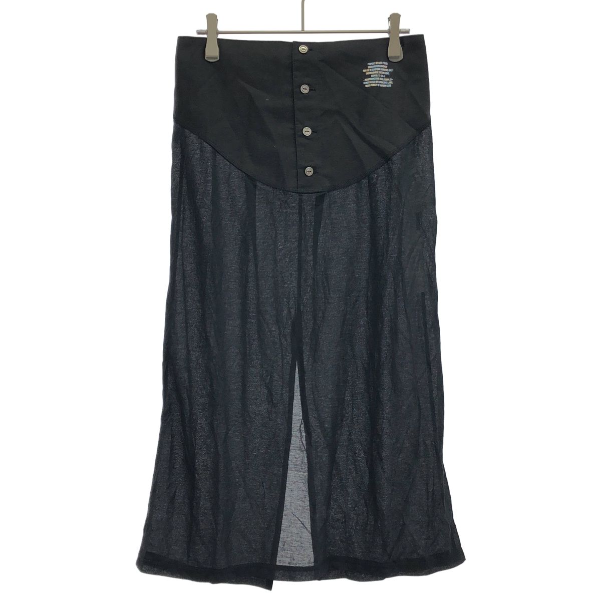 JOHN MASON SMITH ジョン メイソン スミス 25AW FRAMeWORK別注 シアーデザインスカート 25WSK-134L-FR ブラック F