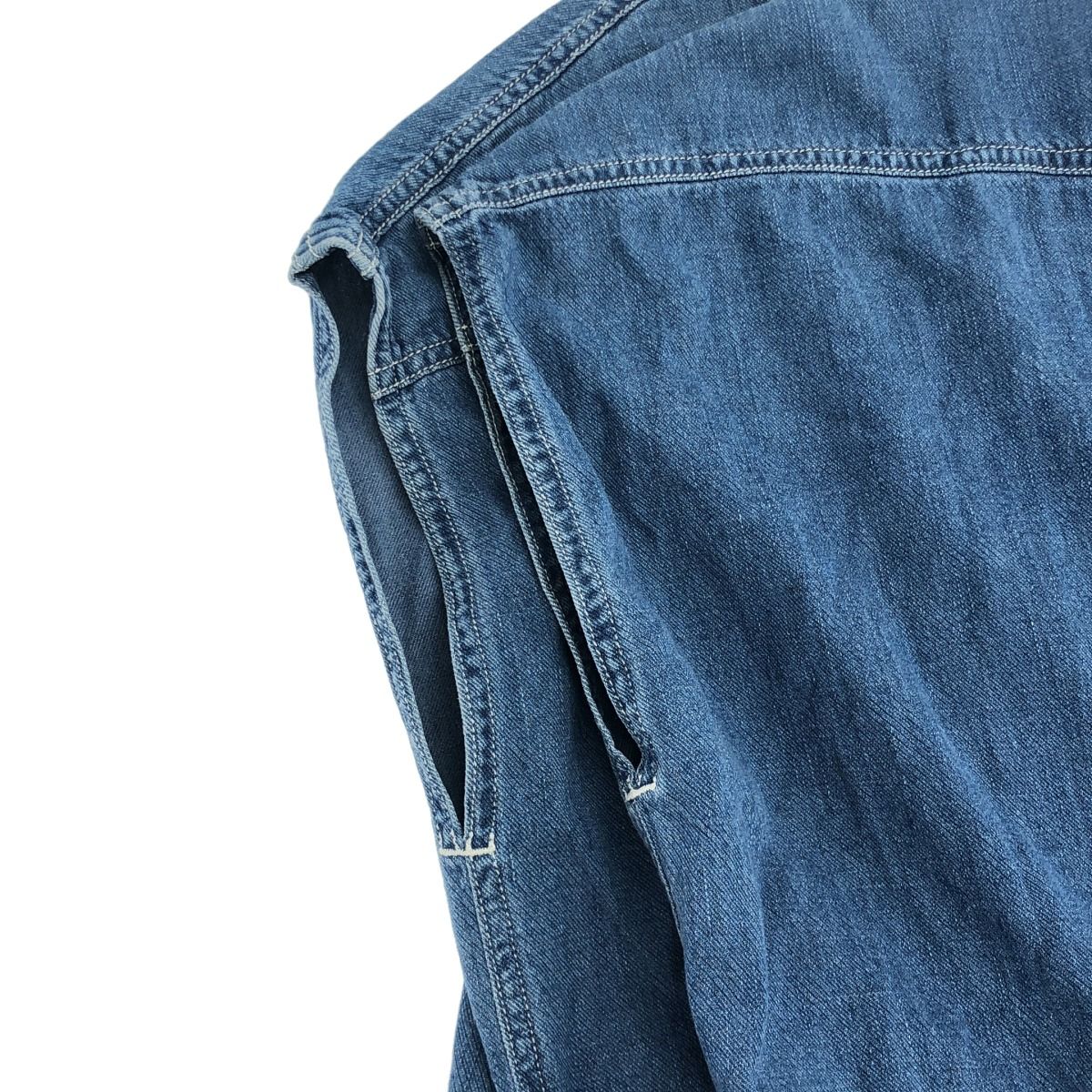 MM6 エムエムシックス 18SS フレンチスリーブデニムドレスワンピース S52CT0309 インディゴ 40 MM6 エムエムシックス 18SS フレンチスリーブデニムドレスワンピース
