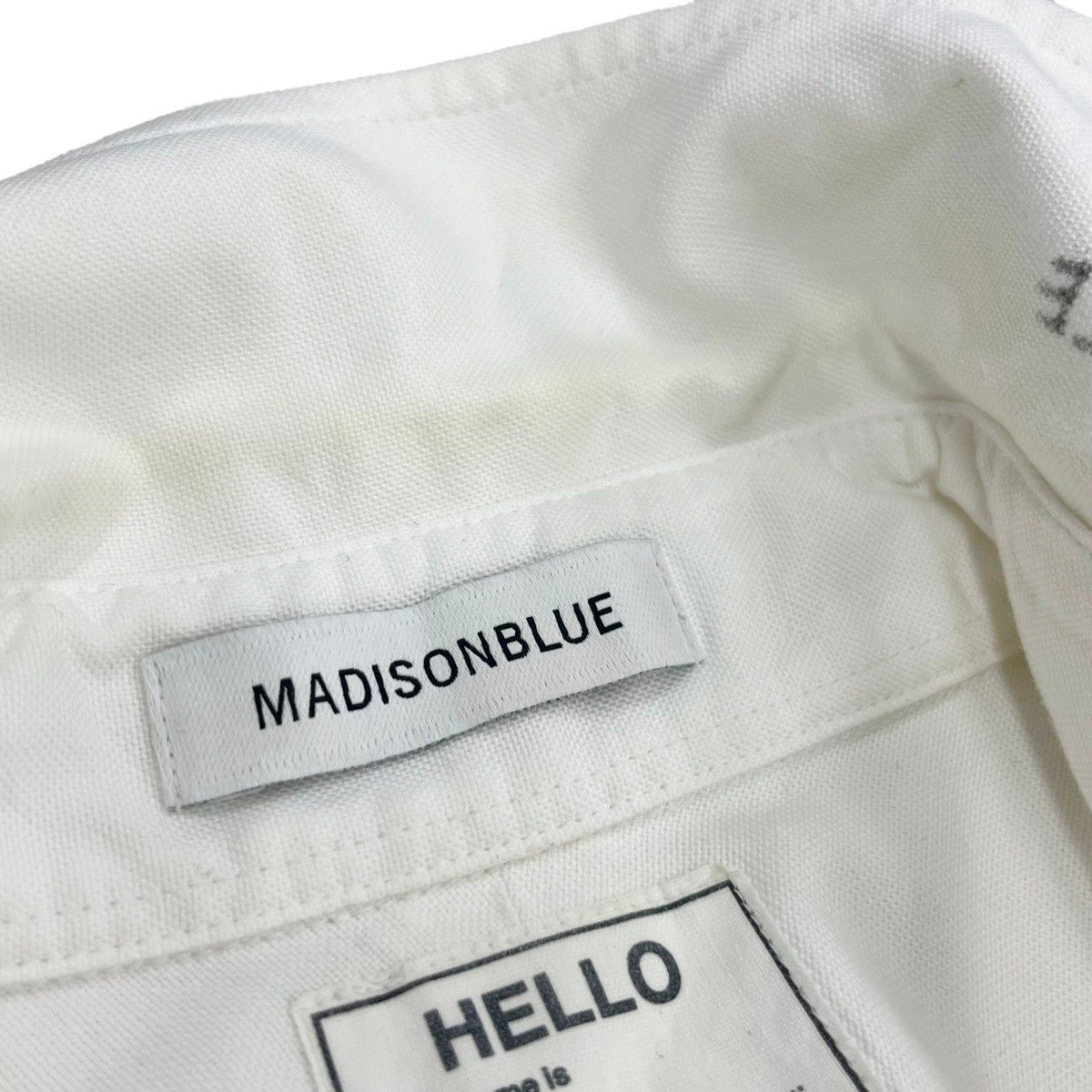 MADISON BLUE マディソンブルー 19SS オックスフォードメッセージ 