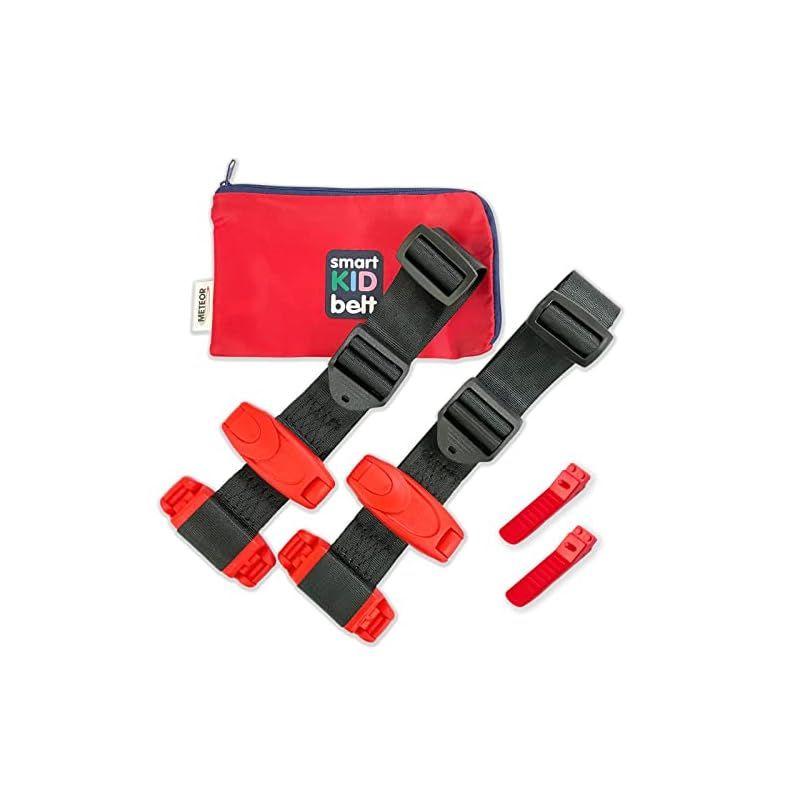 スマートキッズベルト バックル外し付属 単独利用で道交法OK ジュニアシート Eマーク 道路交通法適合 警察庁回答書付 メテオAPAC 3歳 ～ 2個 1