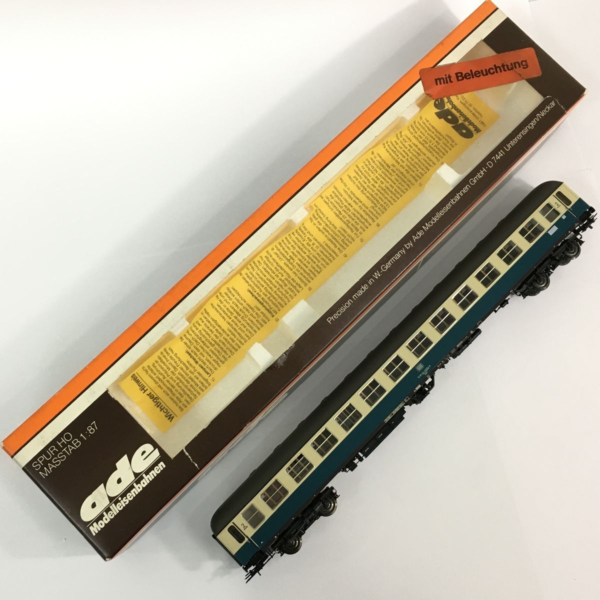 ADE 3101 ドイツ国鉄 DB 51 80 22 70554-6 客車 タルキス色 HOゲージ 鉄道模型 N10533617