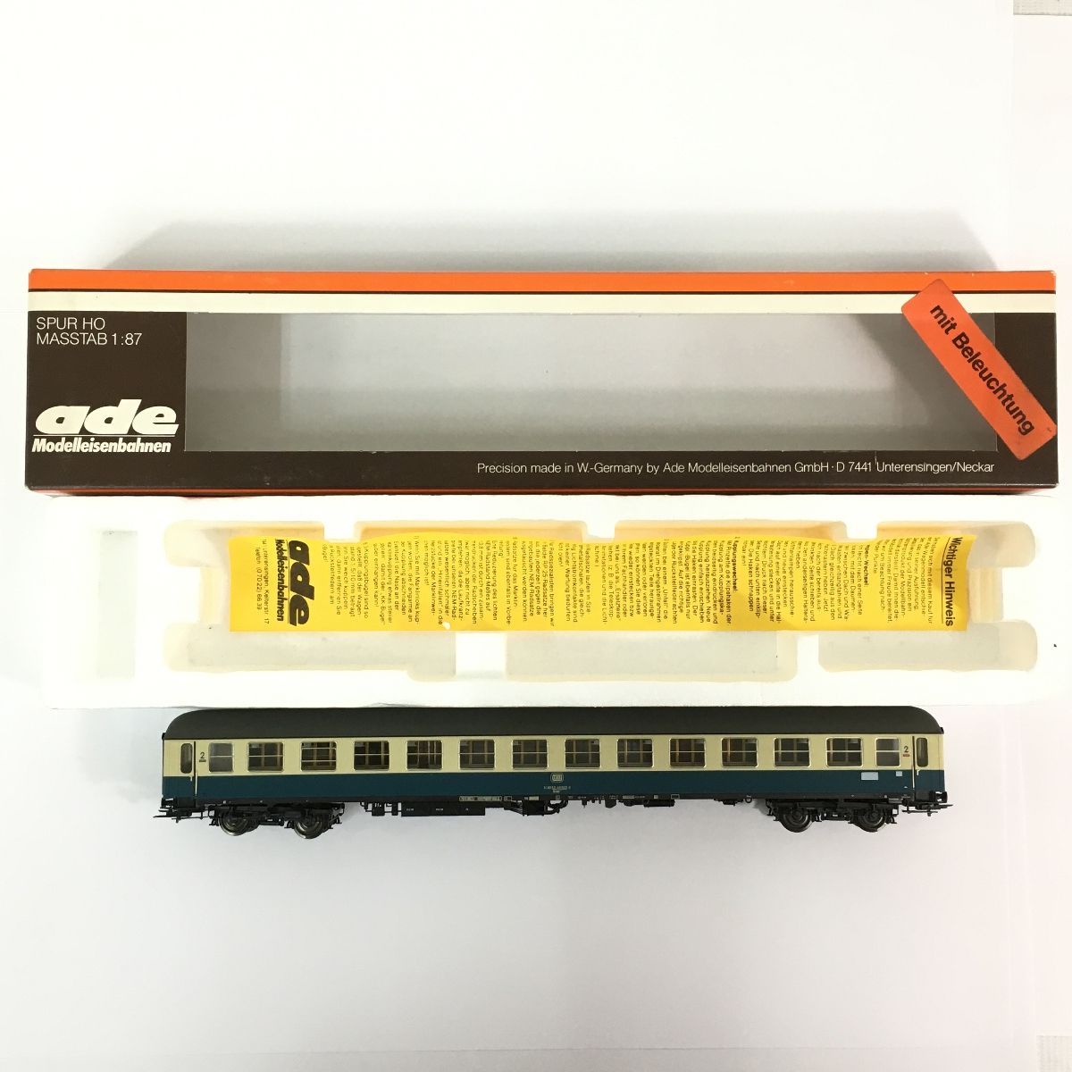 ADE 3111 ドイツ国鉄 DB 51 80 52-40023-2 客車 タルキス色 HOゲージ 鉄道模型 N10533619