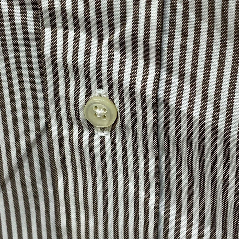 LAUREN ストライプ長袖シャツ 新品タグ付き 90s ラルフローレン CLASSIC FIT ボタンダウン ストライプ 長袖シャツ