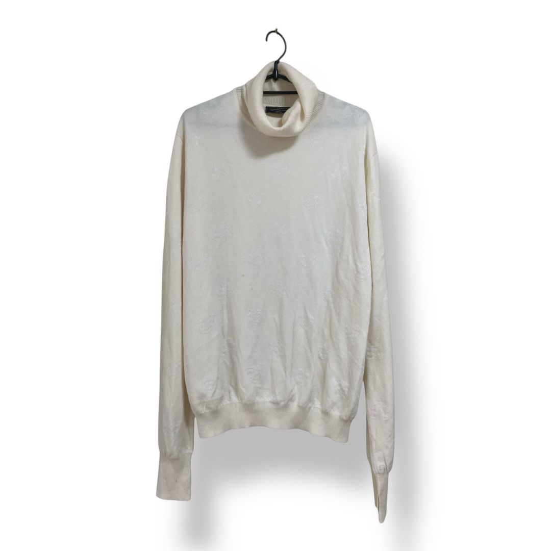 PASINI ガブリエレパジーニ ハイネックニット アイボリー色 Ｍサイズ レディーストップス 管理SK 305