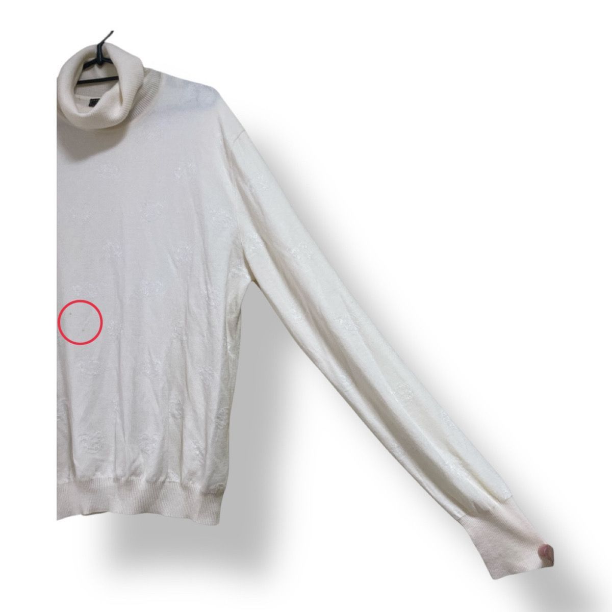  PASINI ガブリエレパジーニ ハイネックニット アイボリー色 Ｍサイズ レディーストップス 管理SK 305 その他 トップス