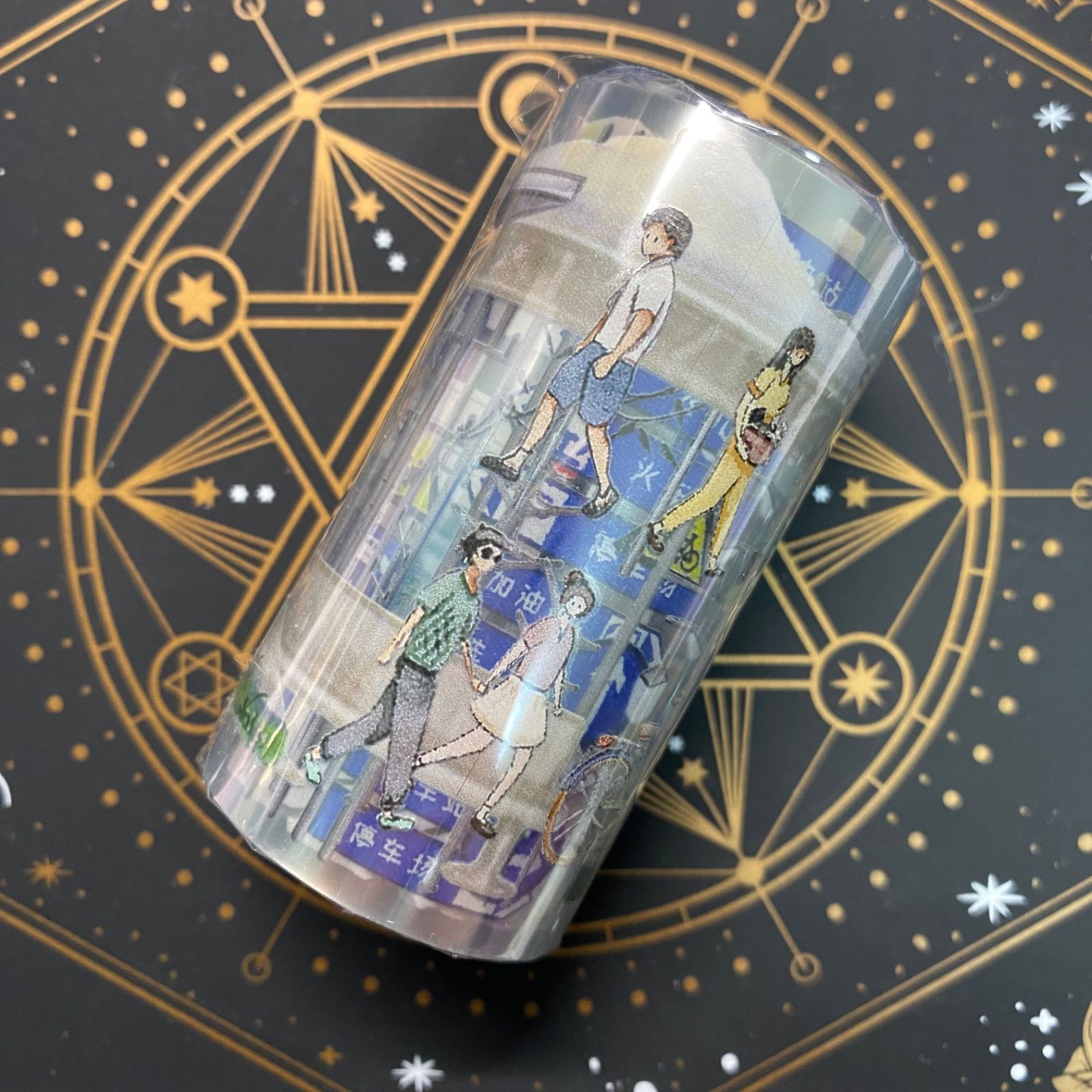 【7904】海外　マステ　5m巻売り　PETマスキングテープ 8842】海外 マステ 5m巻売り PETマスキングテープ 道路 横断歩道 通行