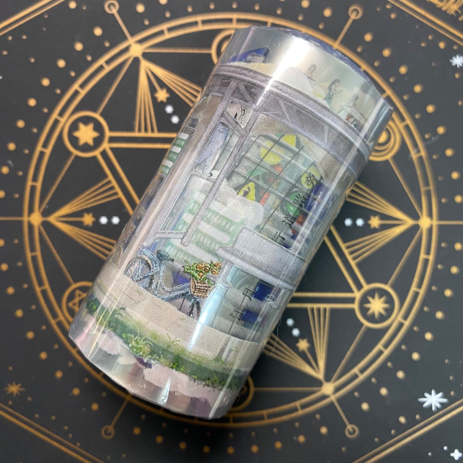 【7904】海外　マステ　5m巻売り　PETマスキングテープ 8842】海外 マステ 5m巻売り PETマスキングテープ 道路 横断歩道 通行