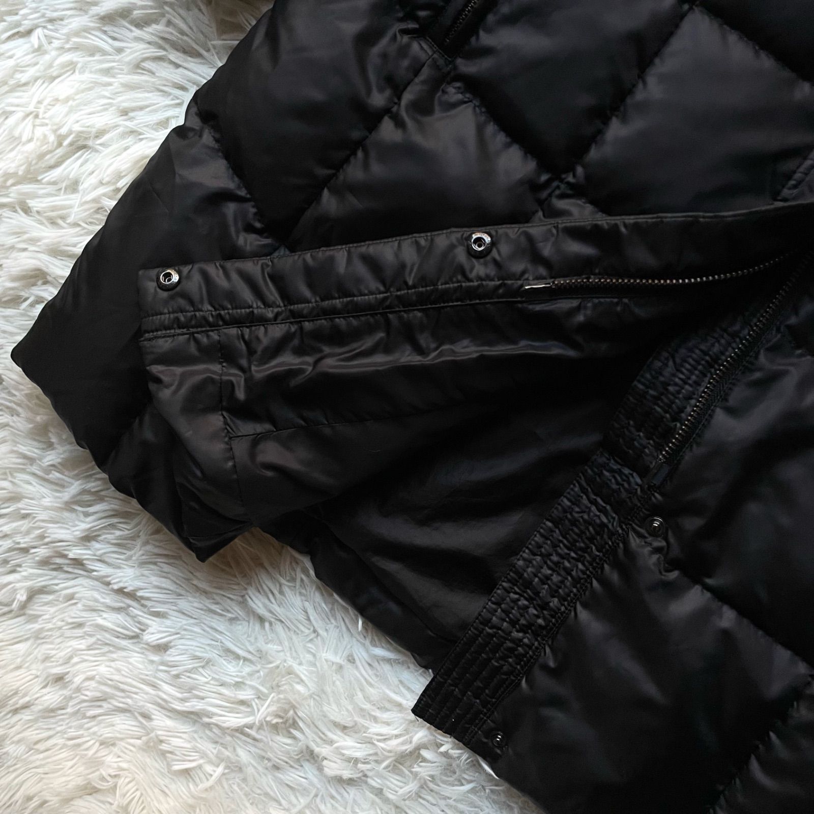 極美品✨アンタイトル 3way ダウン コート ブルーフォックス Aライン XL UNTITLED アンタイトル 美品 3wayリアルファー付きダウンコート ロング