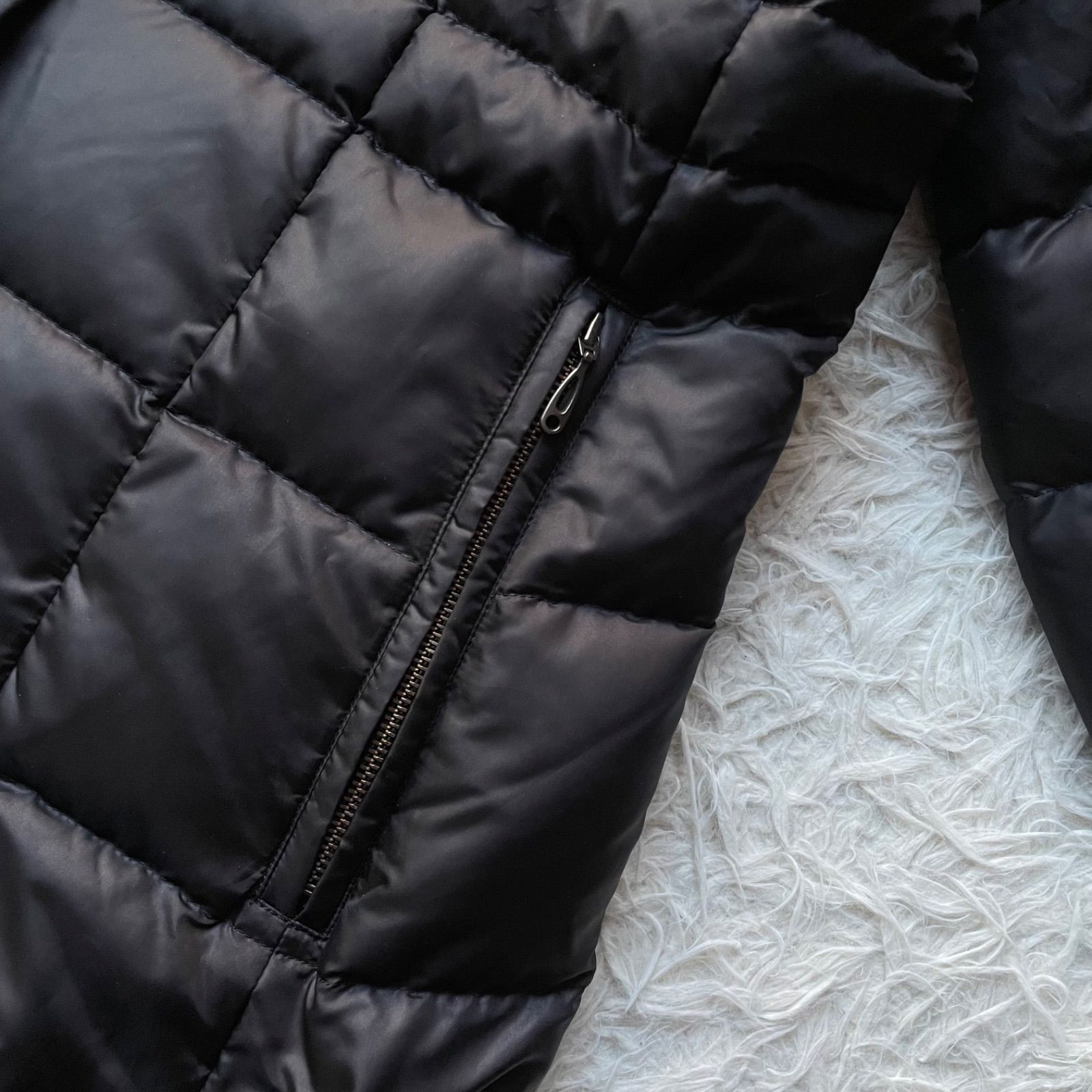 極美品✨アンタイトル 3way ダウン コート ブルーフォックス Aライン XL UNTITLED アンタイトル 美品 3wayリアルファー付きダウンコート ロング