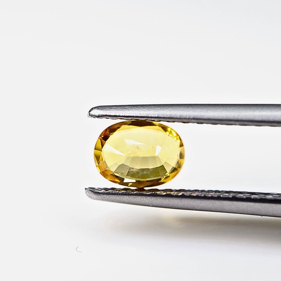 ゴールデンサファイア　ルース　0.517ct サファイア　宝石 ゴールデンサファイア 宝石 ルース ３．２８ＣＴ ゴールデンサファイア