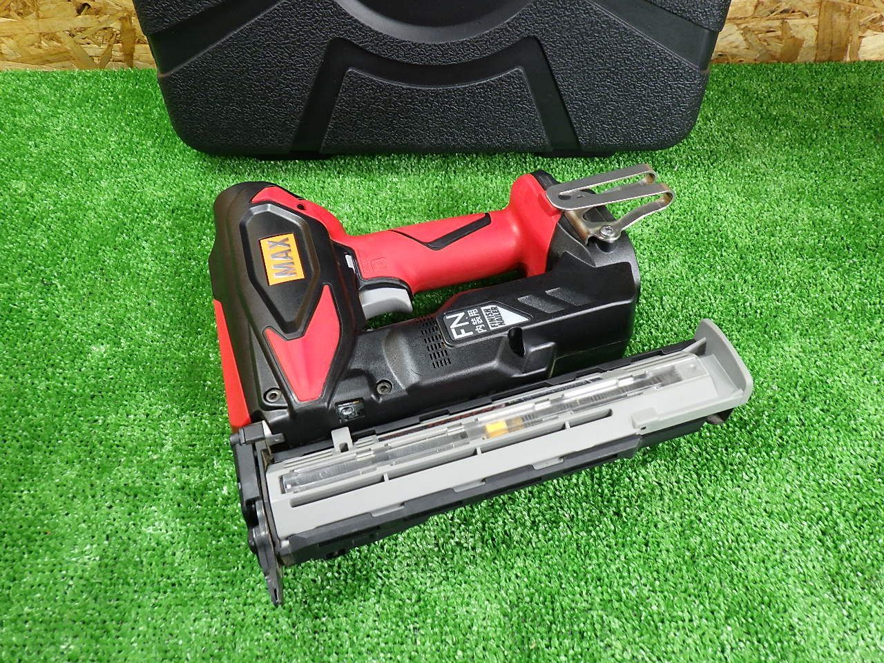  比較的きれいな品 マックス 18 V フィニッシュネイラ TJ 35 FN 3 ケース付 充電式 電動工具 MAX 品 その他 電動工具 エア工具