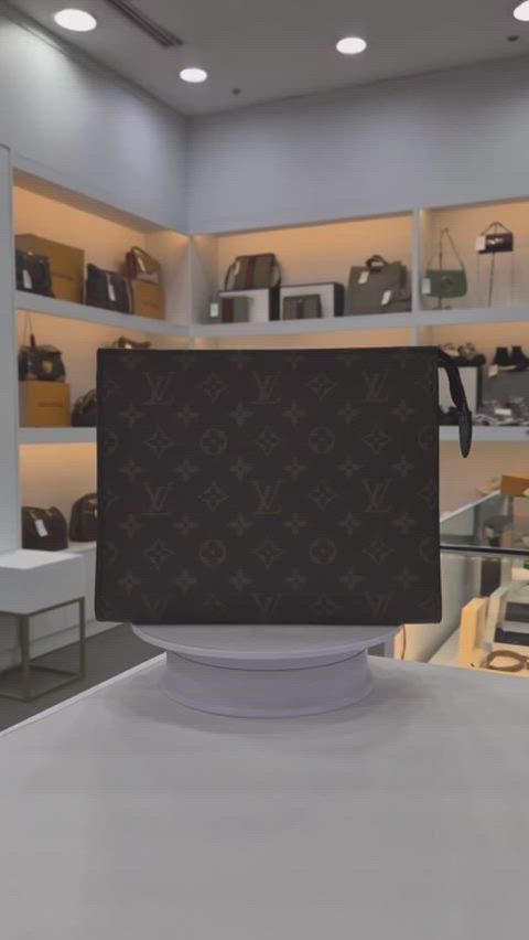 ルイヴィトン ポシェット トワレ クラッチバッグ 内装チップ M46037 DECORATOM_COM_BR