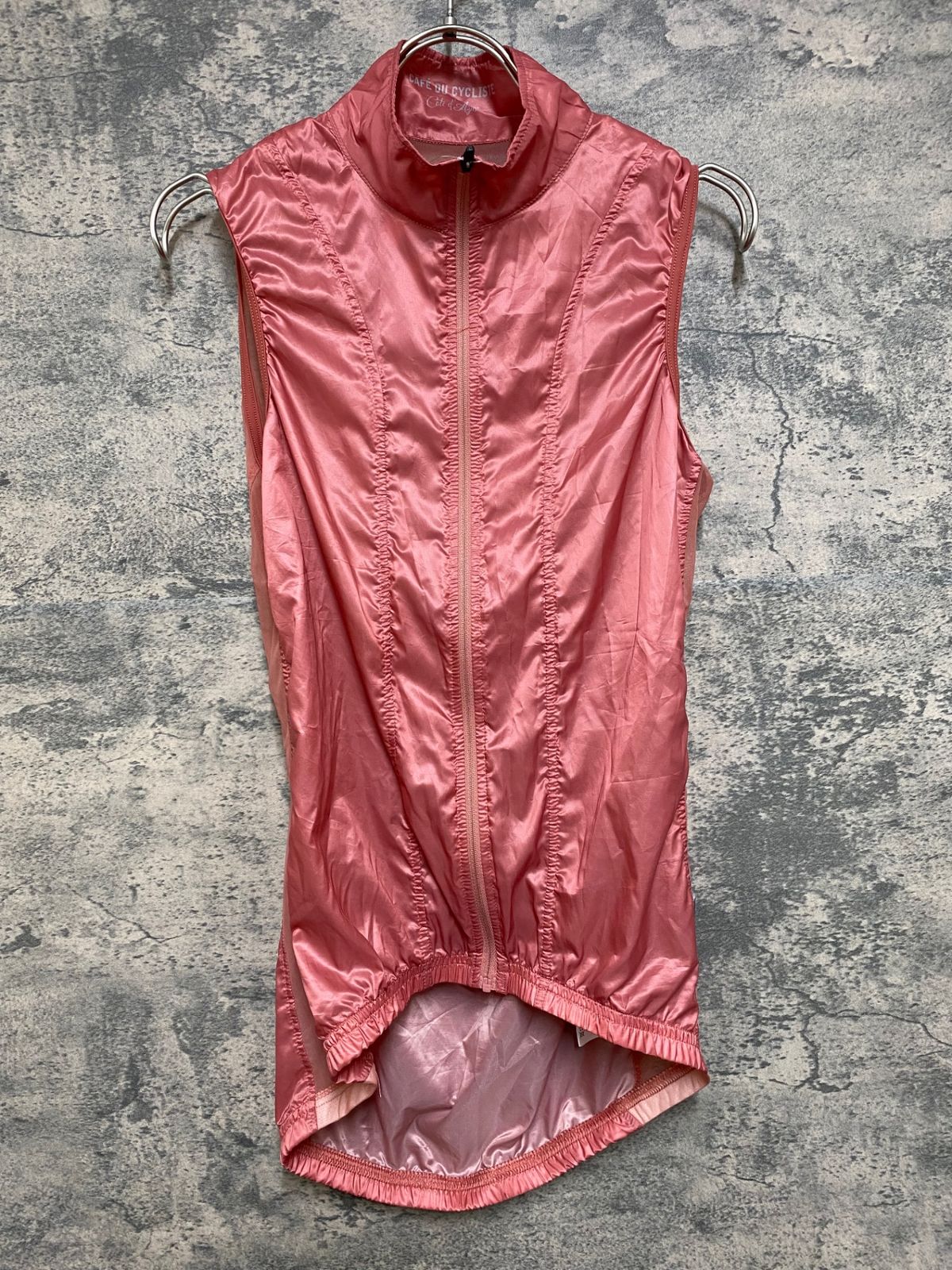 JN420 カフェドシクリステ Cafe du Cycliste Petra Gilet Women サイクルベスト ジレ オレンジ M