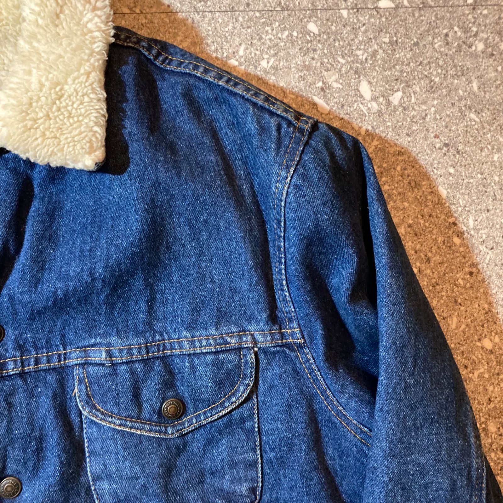 OLDGAP boa denim jacket size L / オールドギャップ ボア デニム