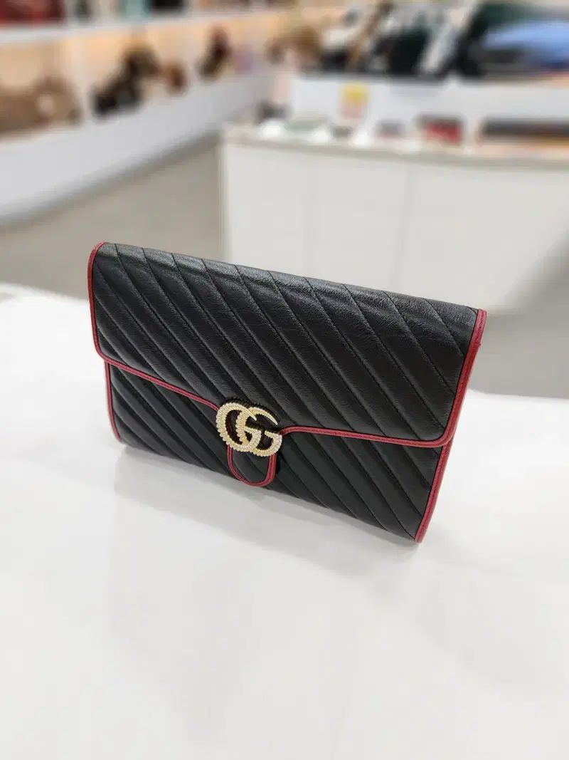 グッチ GG マーモント マトラッセ フラップ クラッチバッグ 498079 DECORATOM_COM_BR