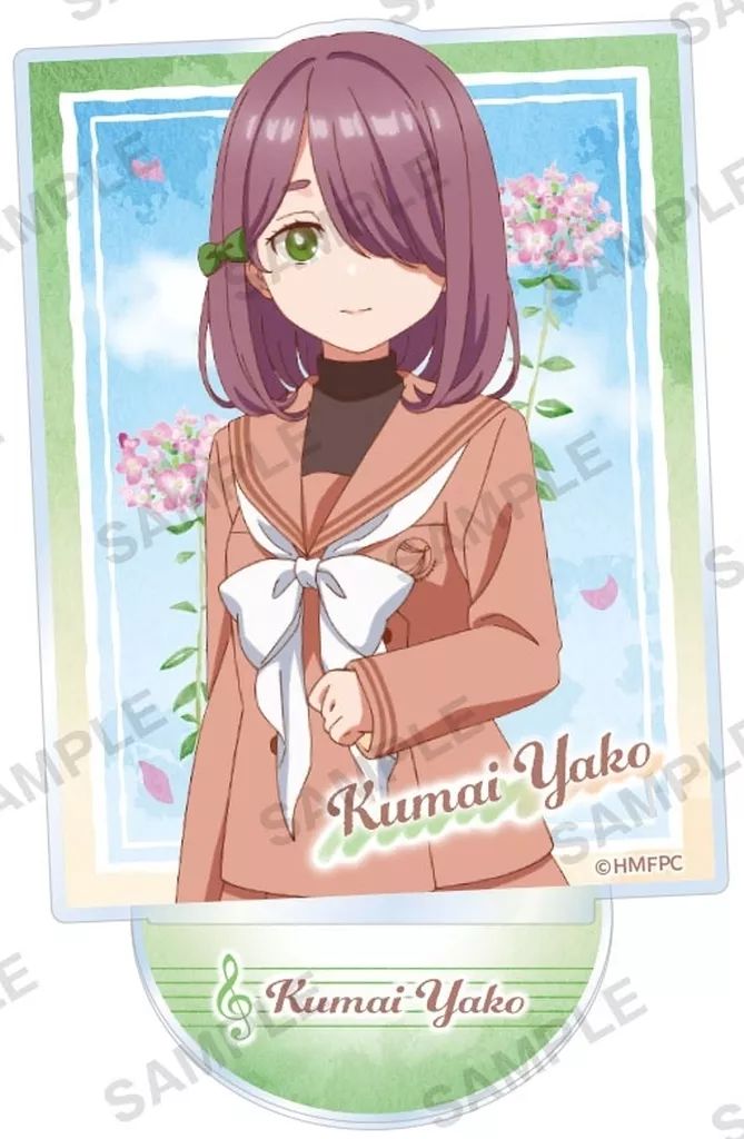 中古】アクリルスタンド・アクリルパネル クマちゃん スクエアアクリル