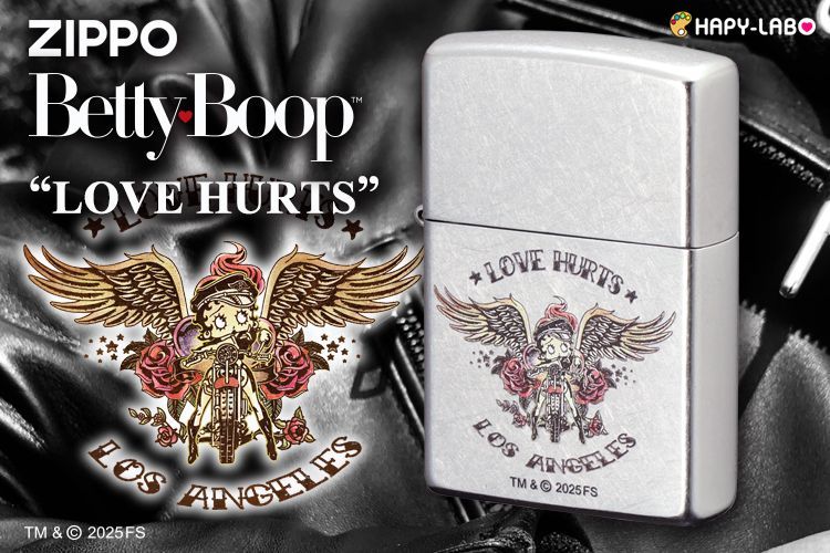 Zippo ジッポーライター ベティー ブープ™ LOVE HURTS 銀 シルバー 