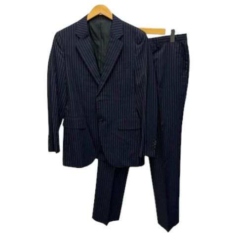 エポカ スーツ 紺色 新品 エポカ 夏用 スーツ ジョーゼット ネイビー