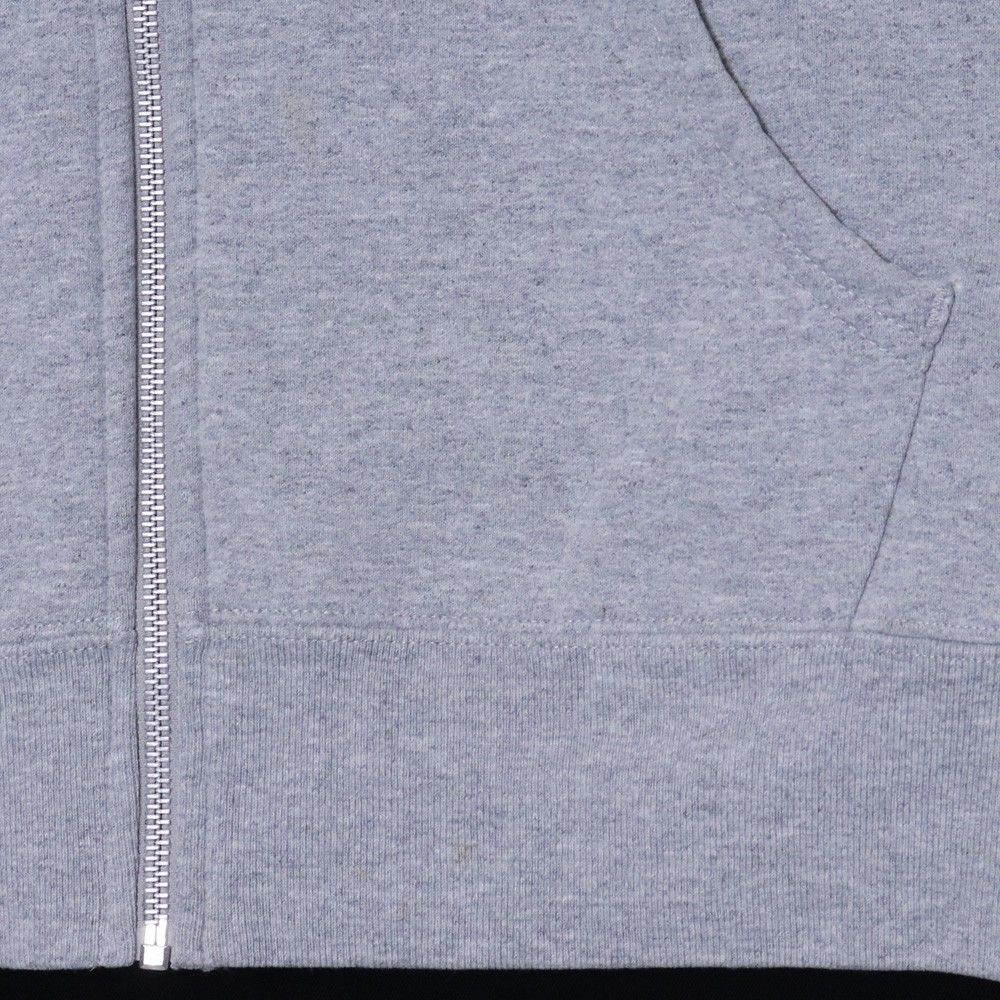 SUPREME Logo Tape Zip Up Hoodie Mサイズ グレー - メルカリ
