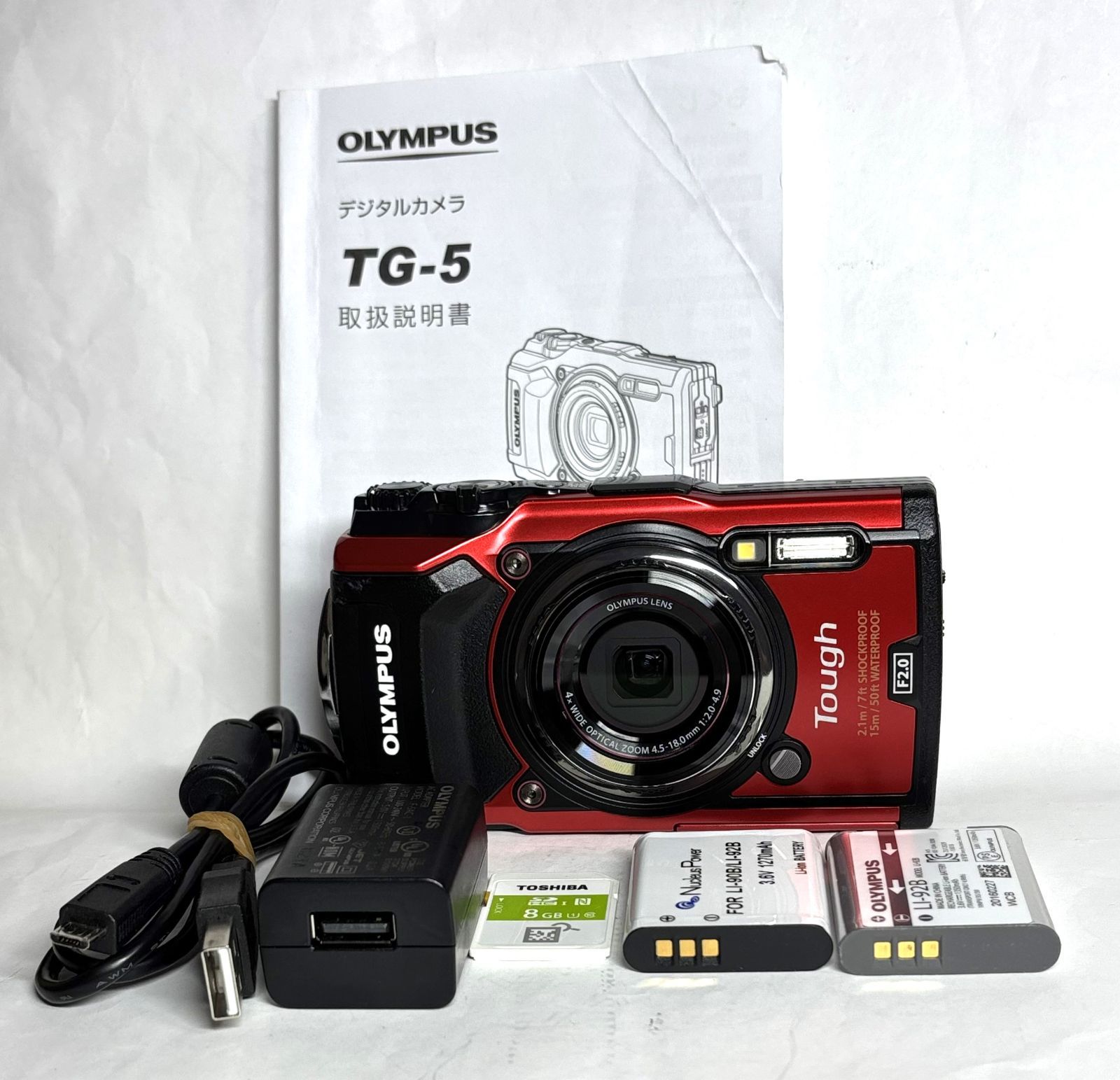 コンパクトデジタルカメラ Toughシリーズ：OLYMPUS Tough（タフ）TG-1 